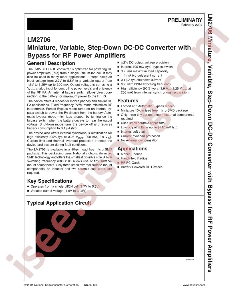 LM2706TL(X)