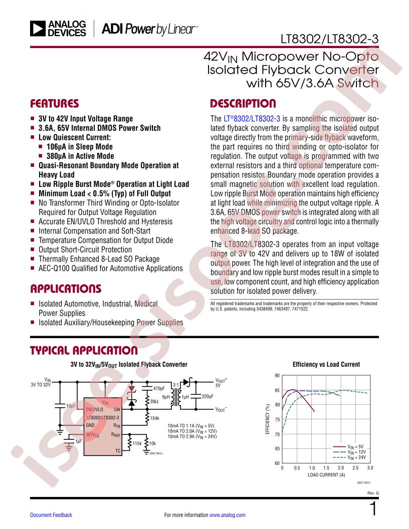 LT8302 Datasheet