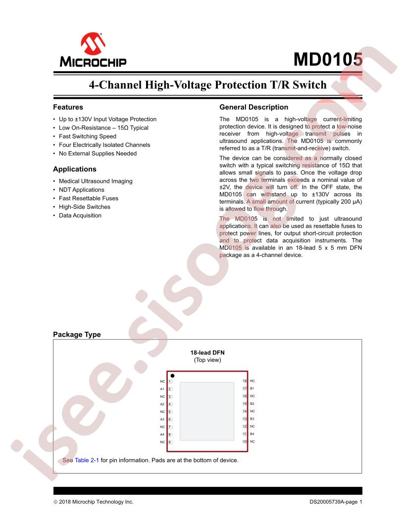 MD0105 Datasheet