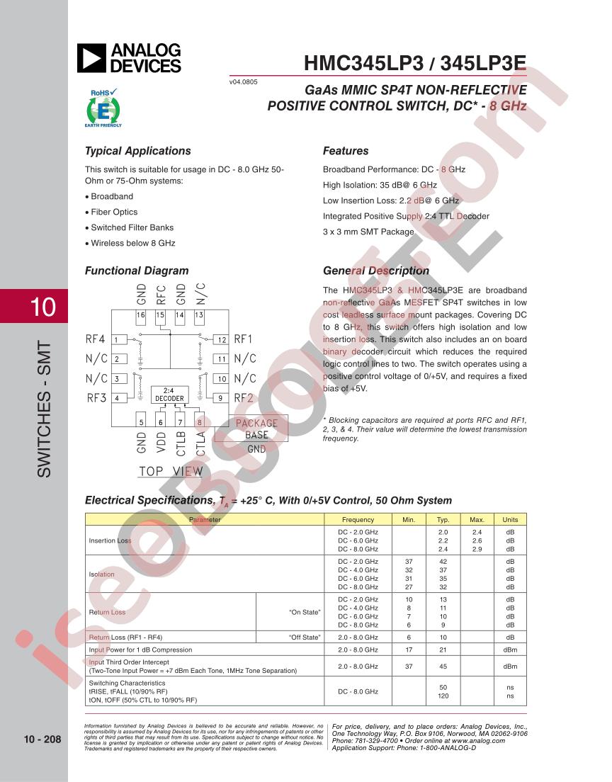HMC345LP3(E)