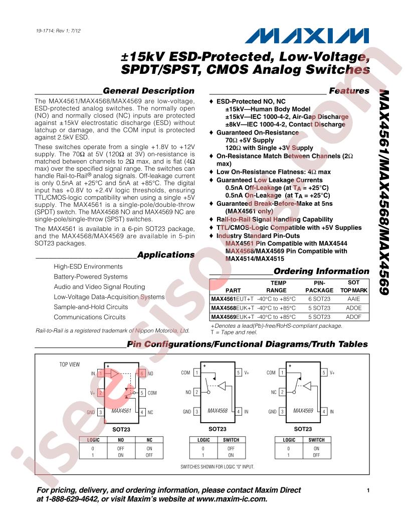 MAX4561/68-69