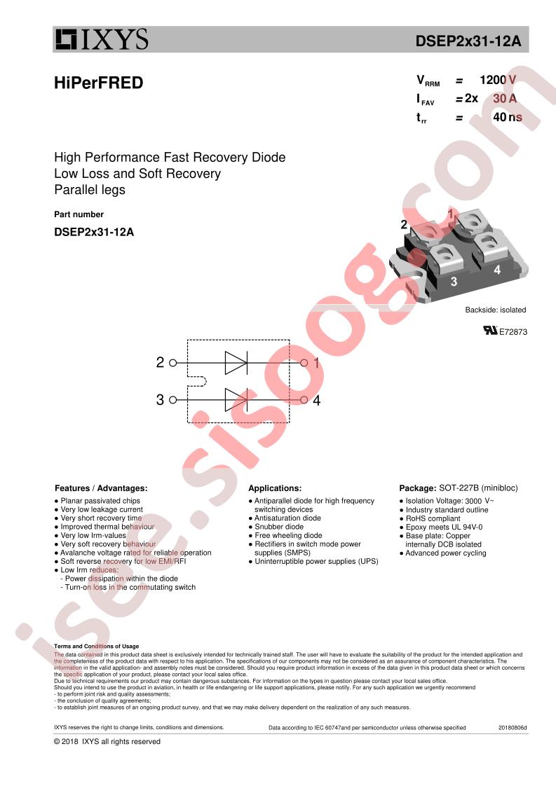 DSEP2X31-12A