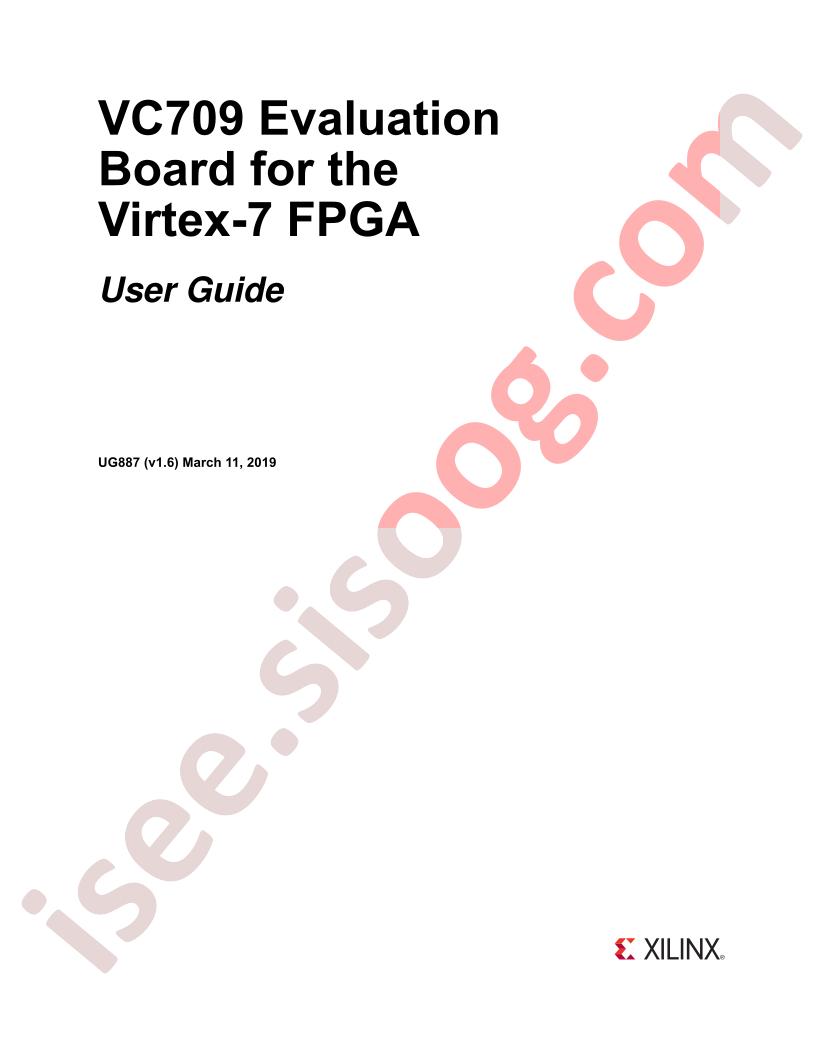VC709 Eval Board User Guide