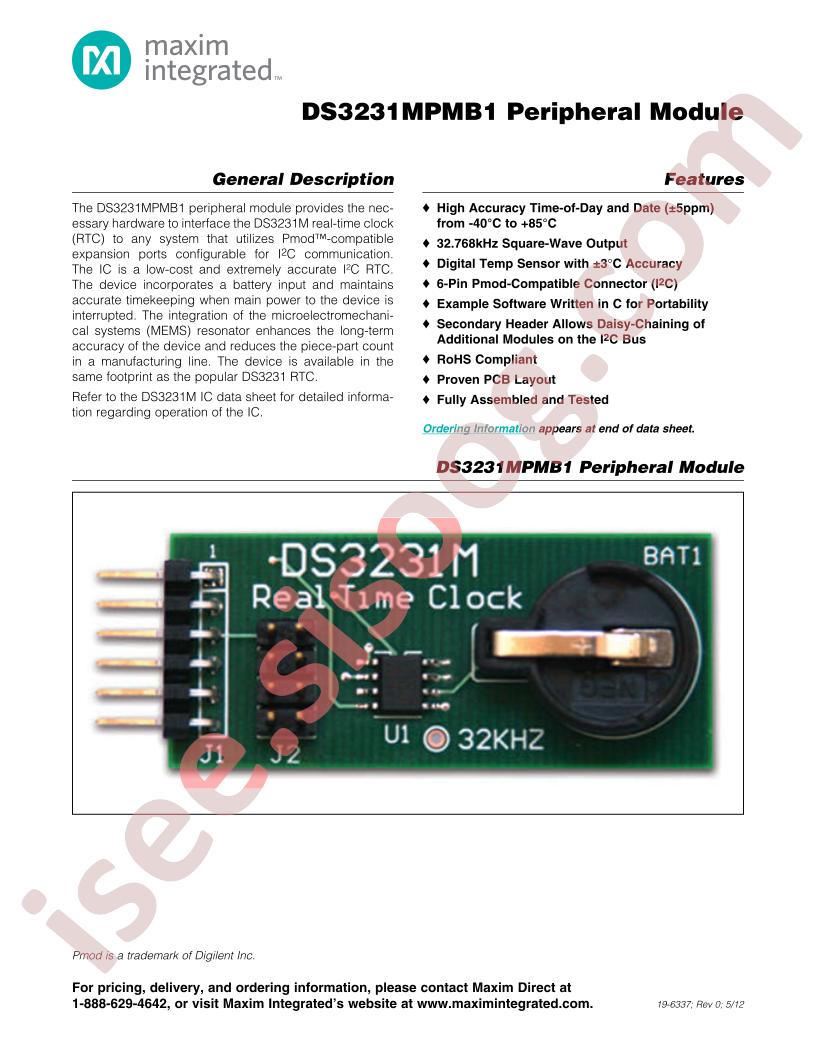 DS3231MPMB1
