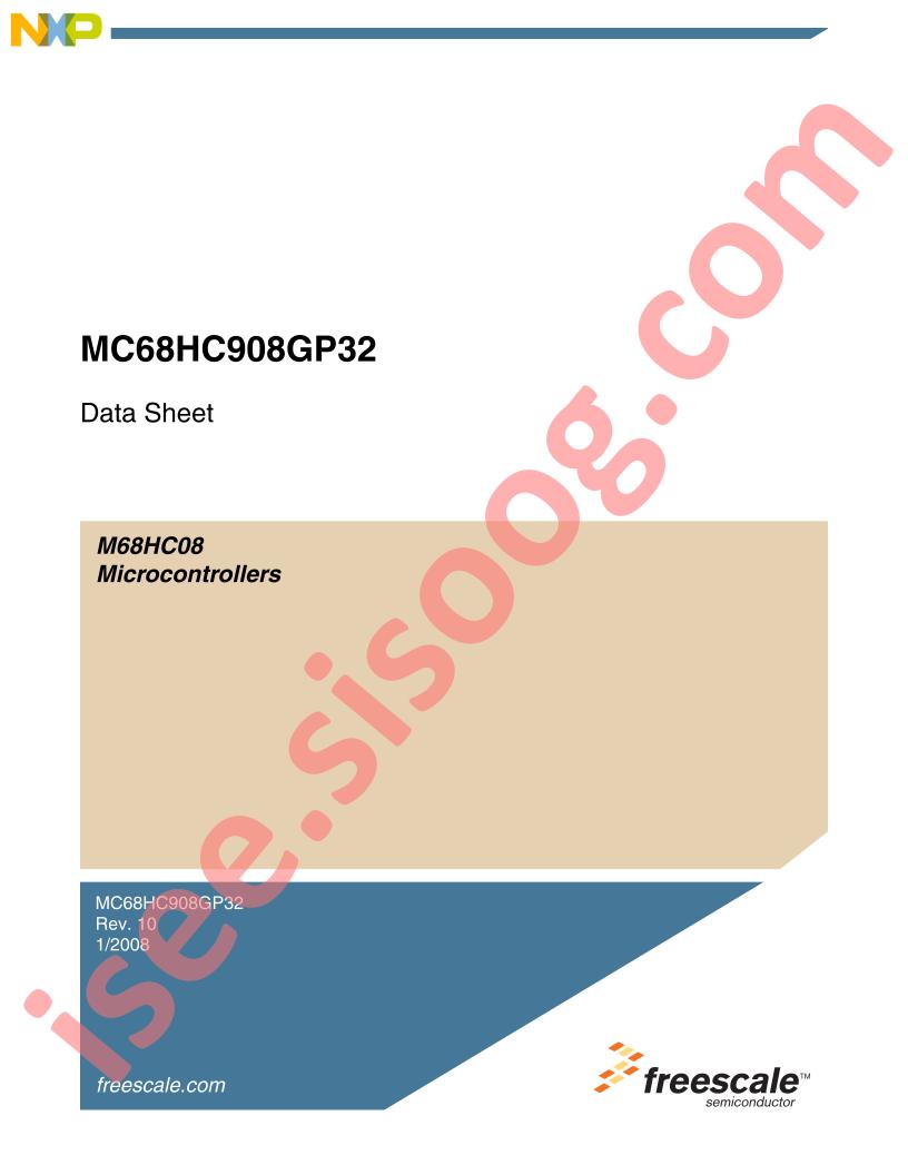 MC68HC08,908GP32