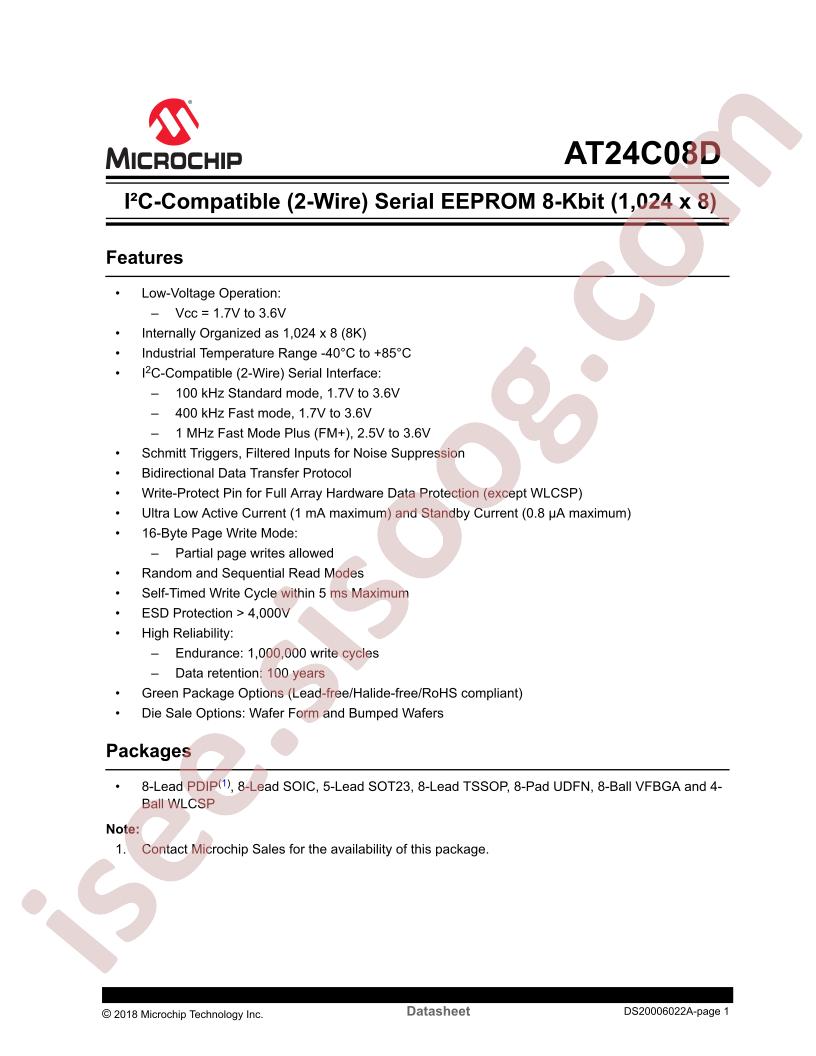 AT24C08D Datasheet