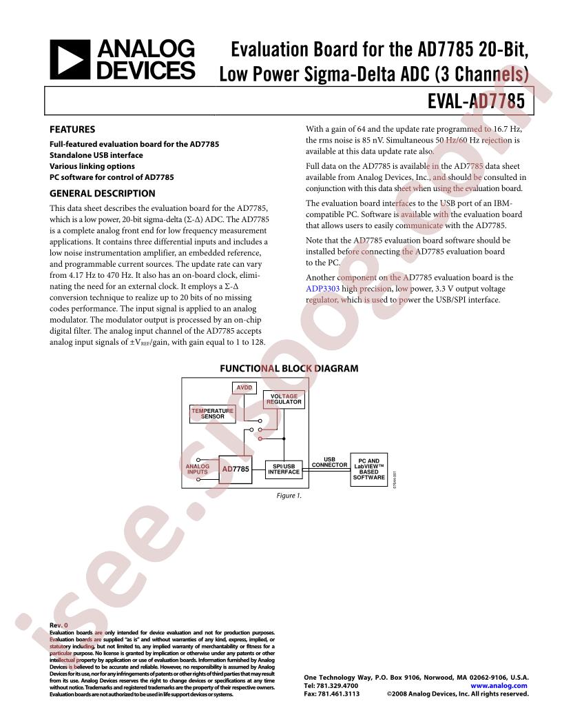 EVAL-AD7785