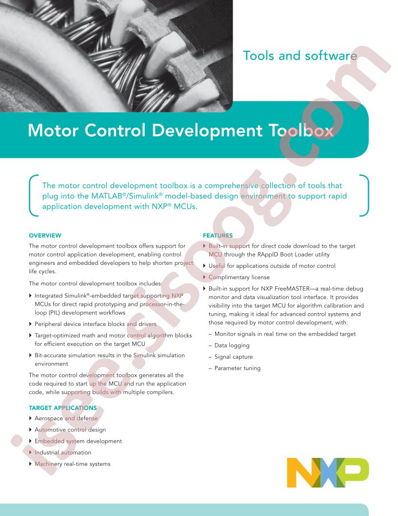 Motor Control Dev Toolbox