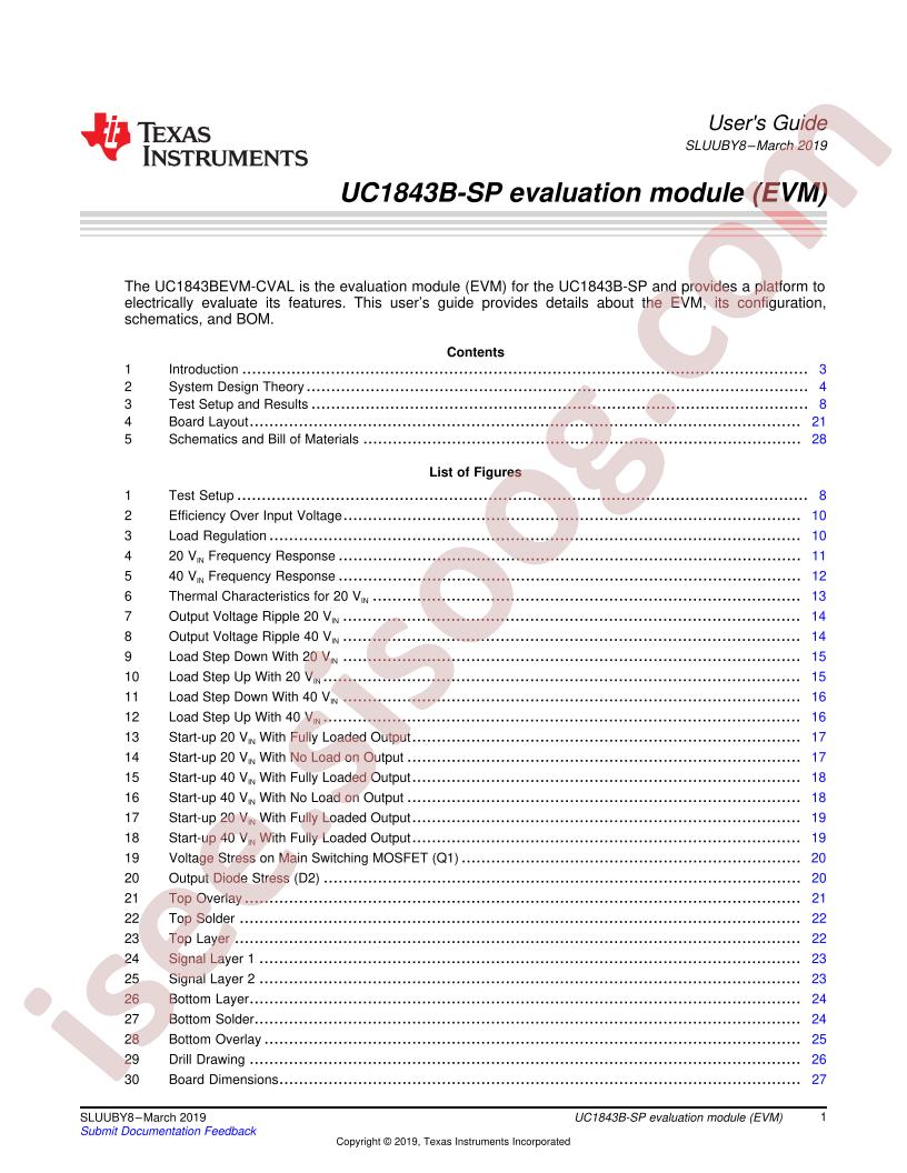 UC1843BEVM-CVAL User Guide