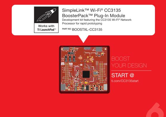 BOOSTXL-CC3135 Quick Start Guide