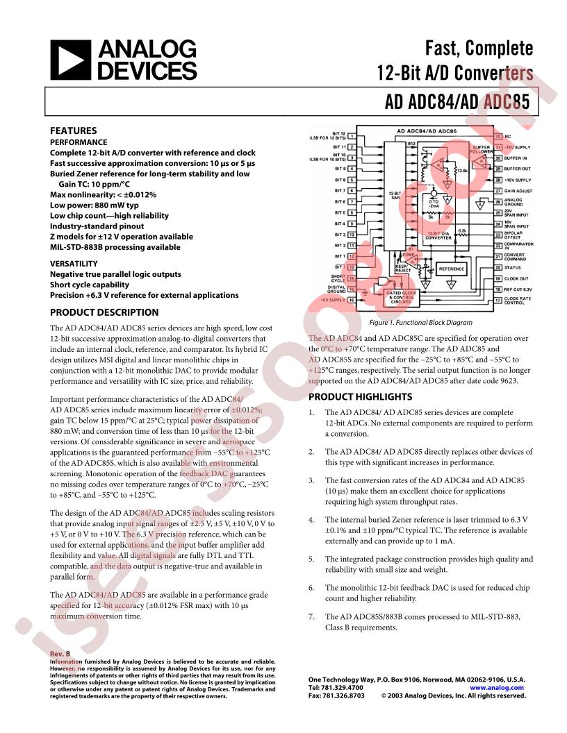 AD ADC84,85