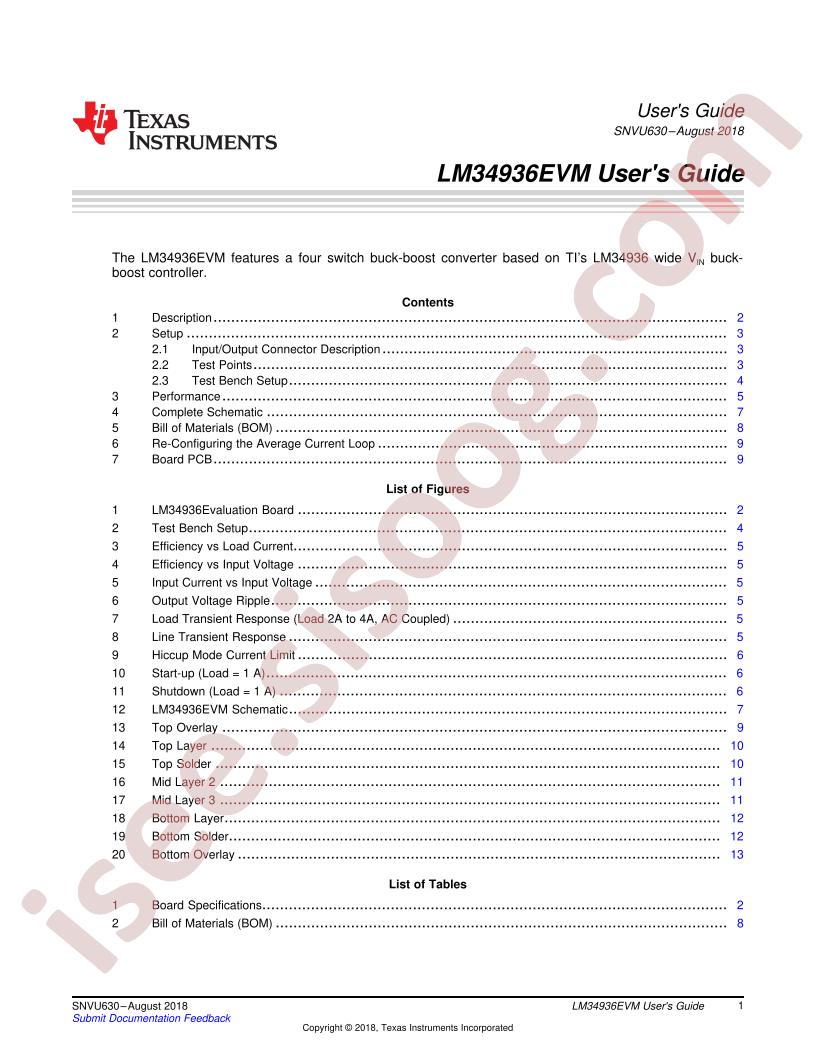 LM34936EVM User Guide