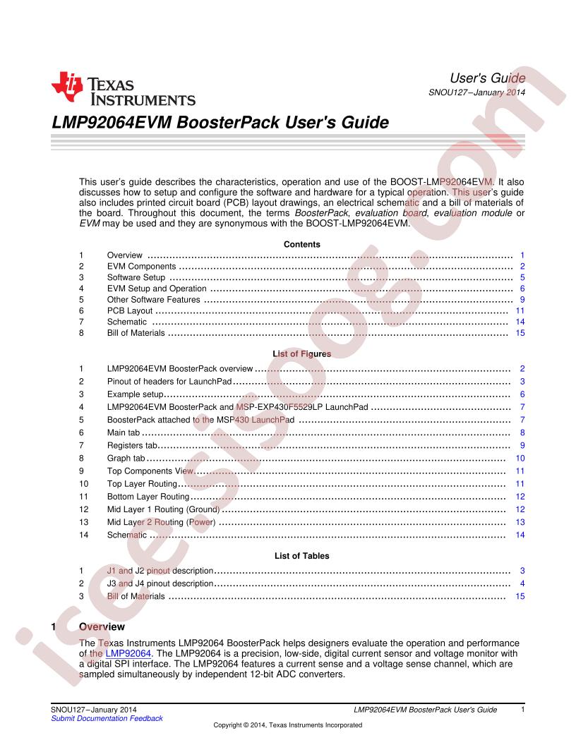 LMP92064EVM User Guide