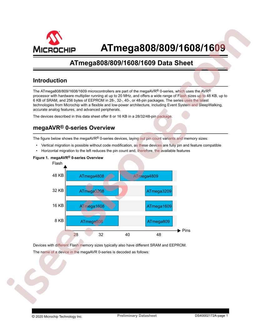 ATmega808/809/1608/1609 Preliminary~