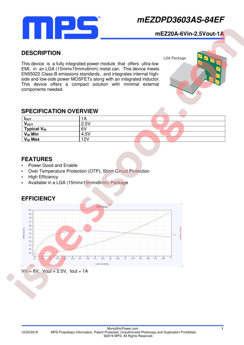 mEZDPD3603A-84EF