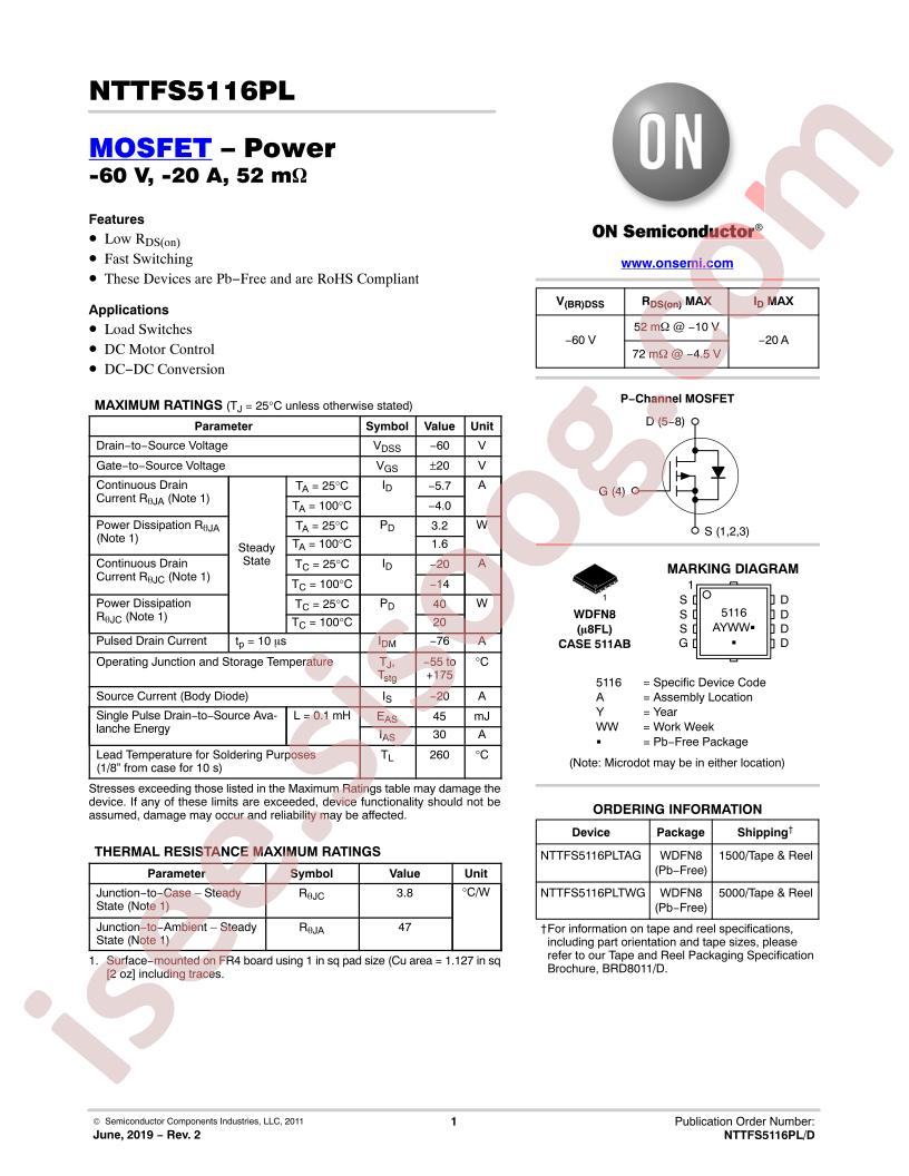 NTTFS5116PL