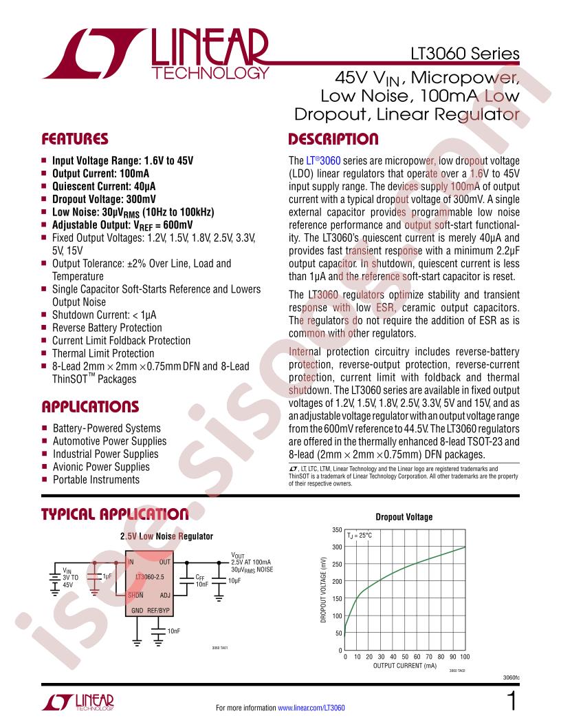 LT3060 Series