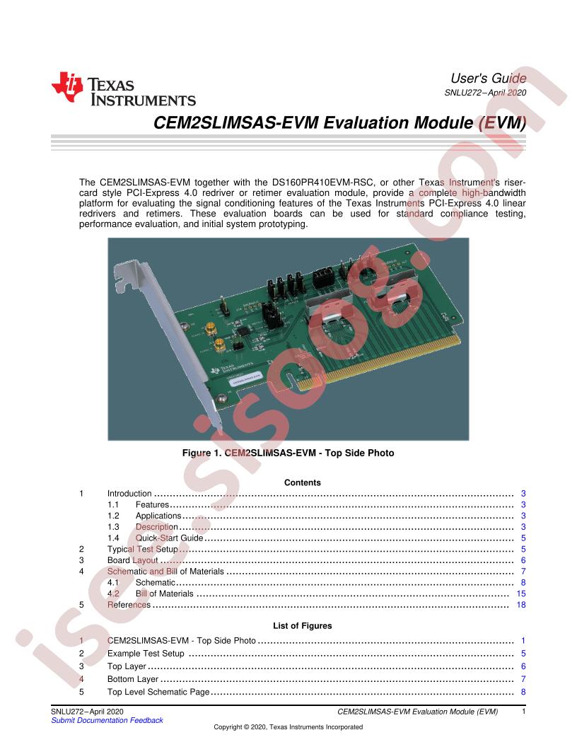 CEMe2SLIMSAS-EVM User Guide