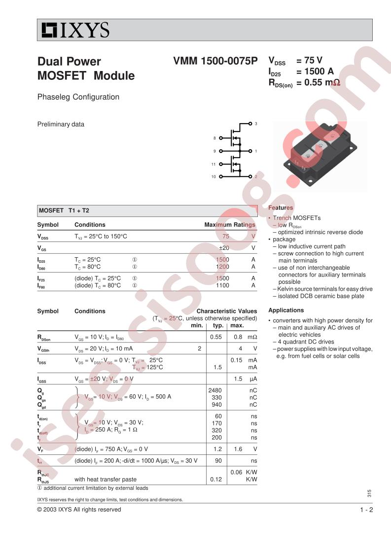 VMM1500-0075P