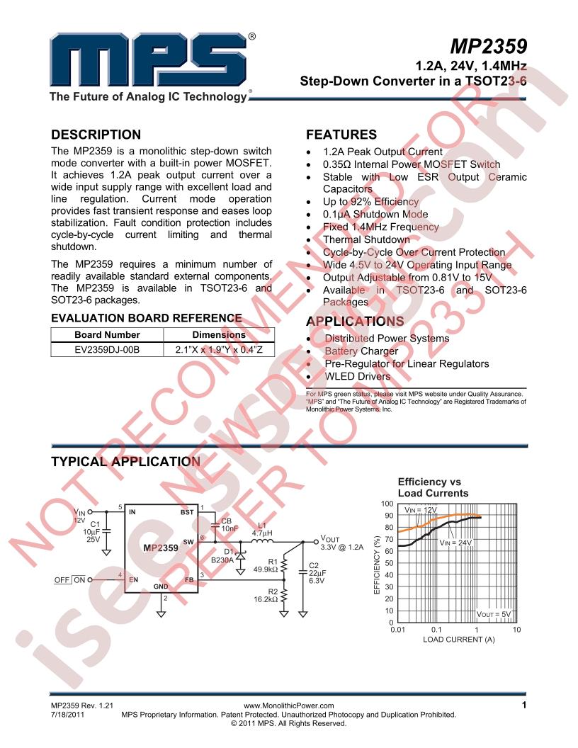 MP2359 Datasheet