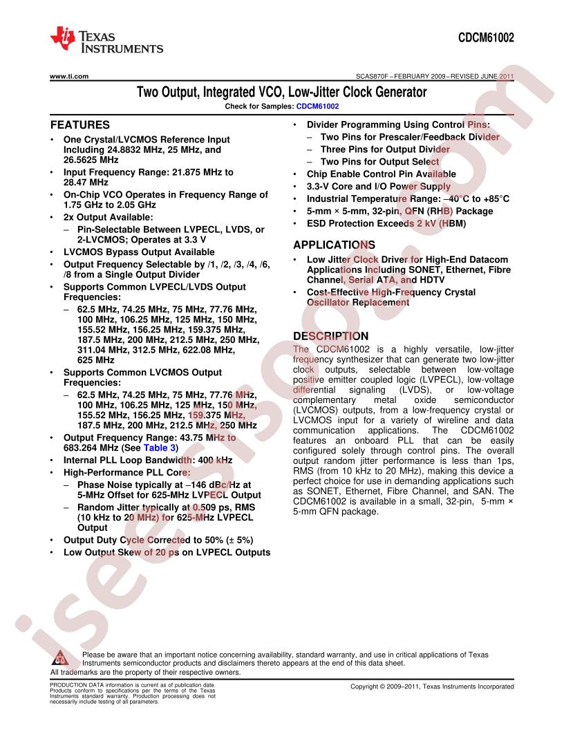 CDCM61002