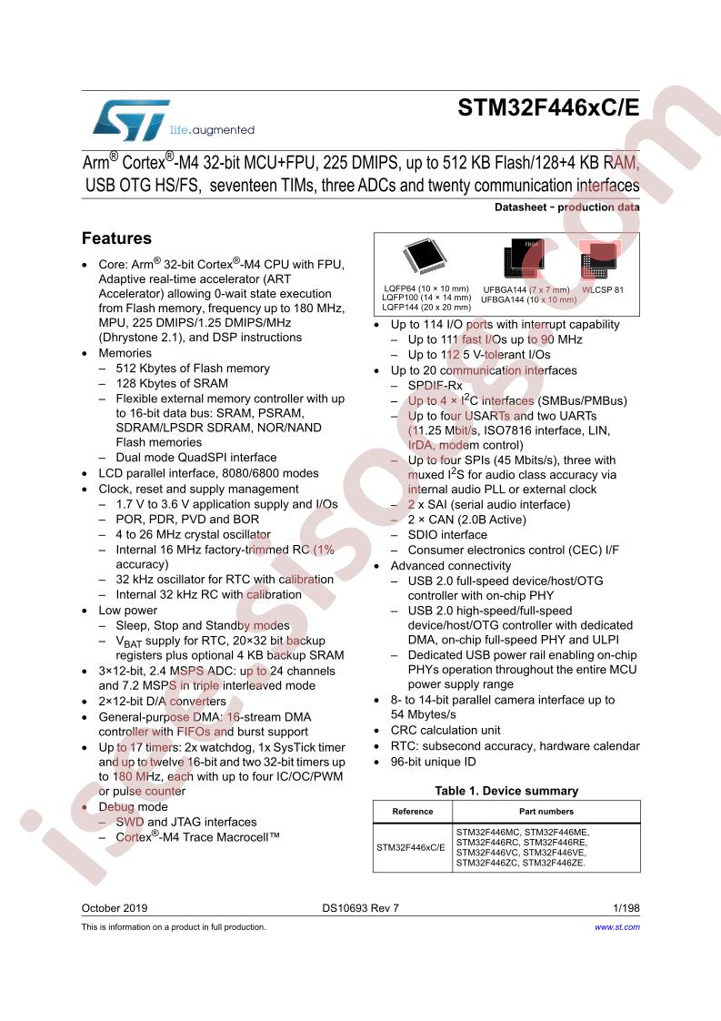 STM32F446xC/E