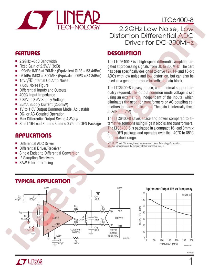 LTC6400-8