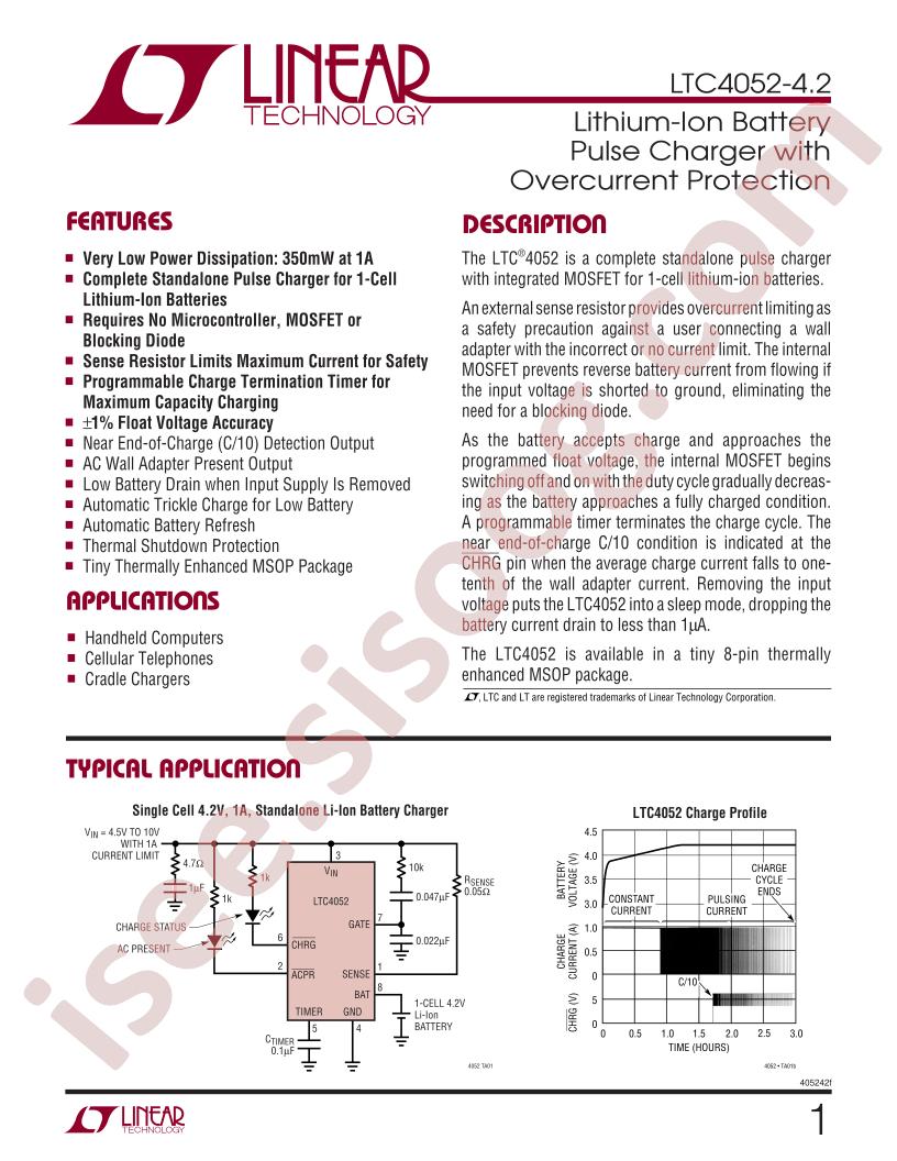LTC4052-4.2