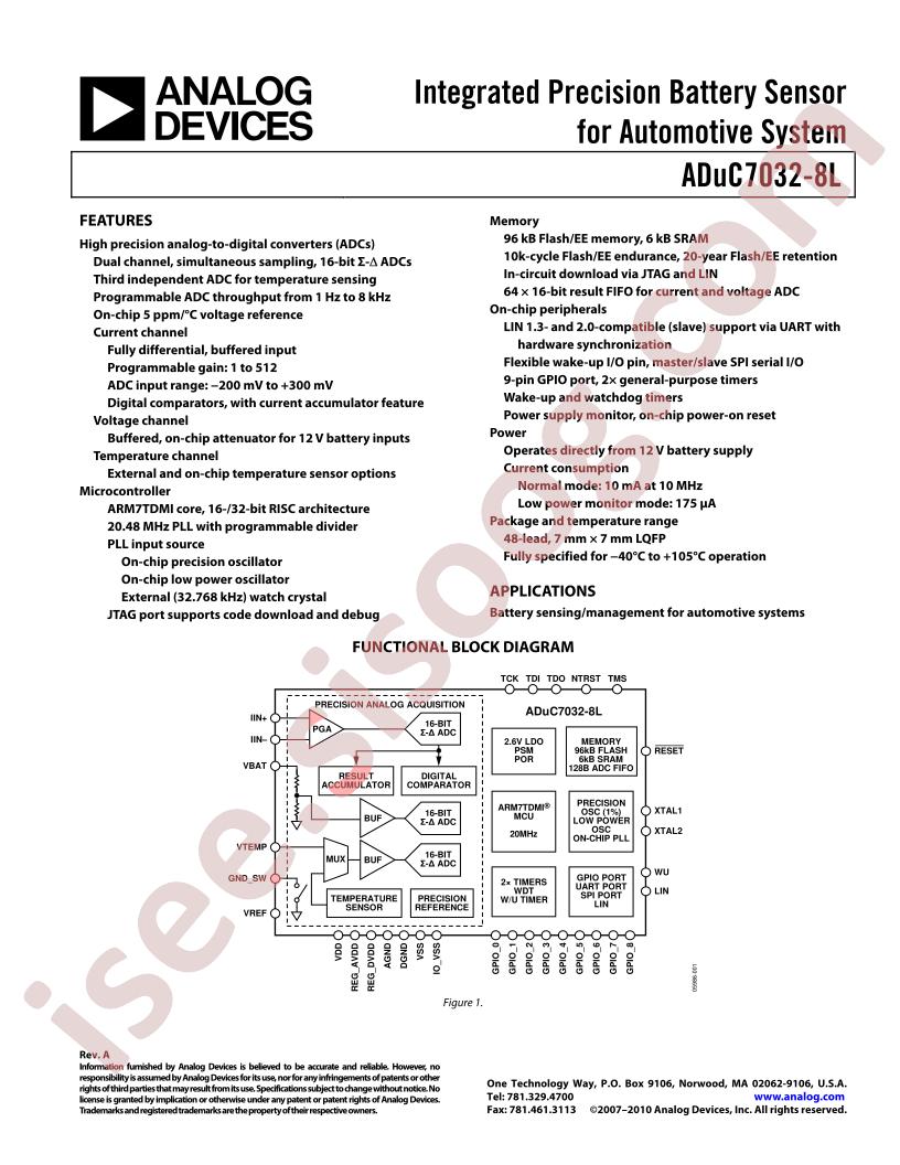 ADuC7032-8L