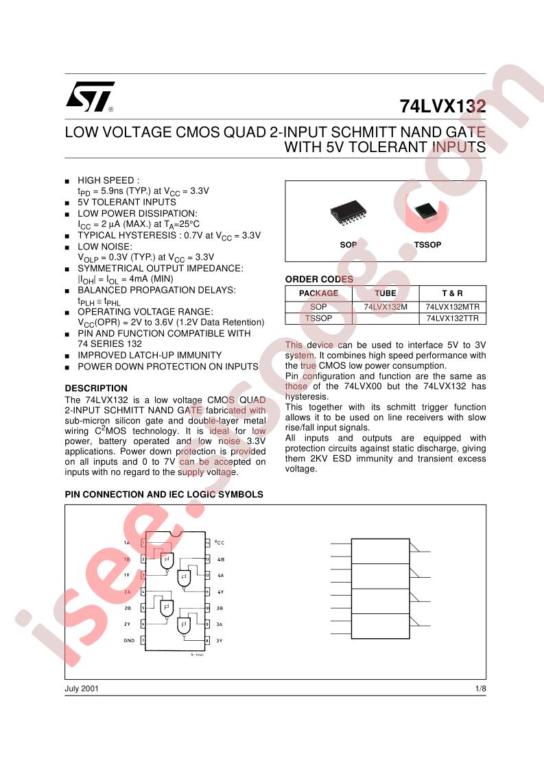 74LVX132