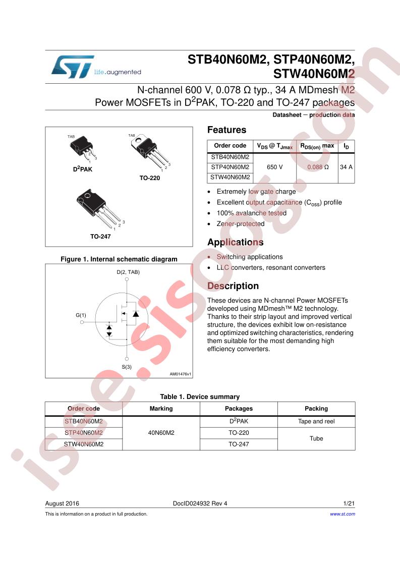 STx40N60M2