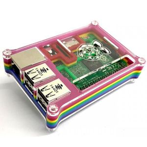 کیس رنگین کمانی رزبری پای Eleduino Raspberry Pi Case