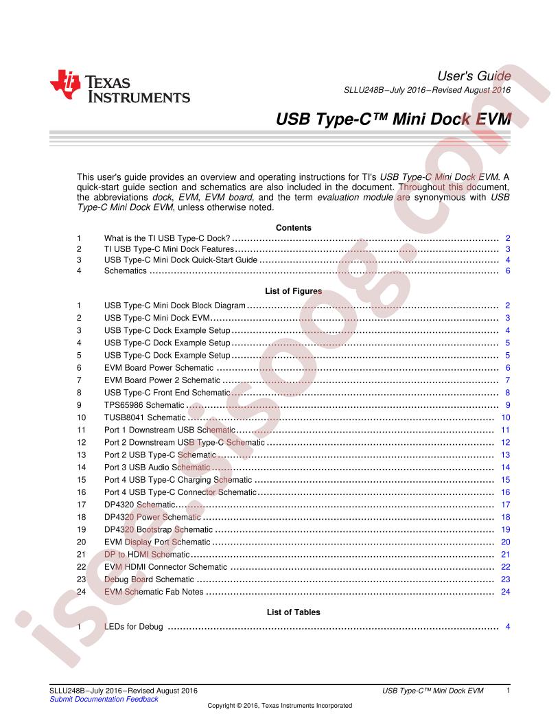 USB-CTM-MINIDK-EVM User Guide