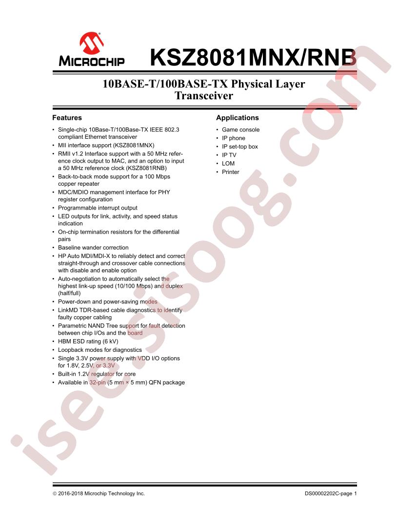 KSZ8081MNX,RNB
