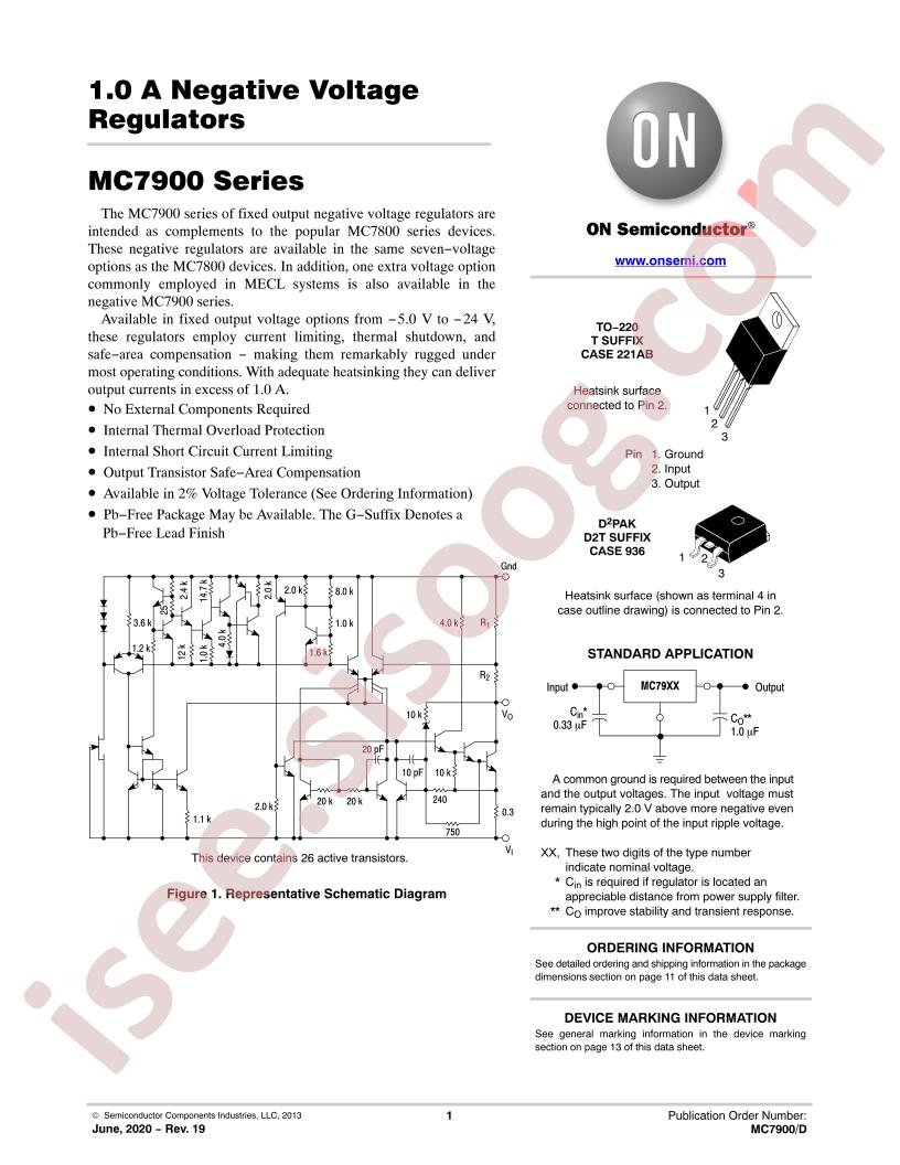 MC7900 Series