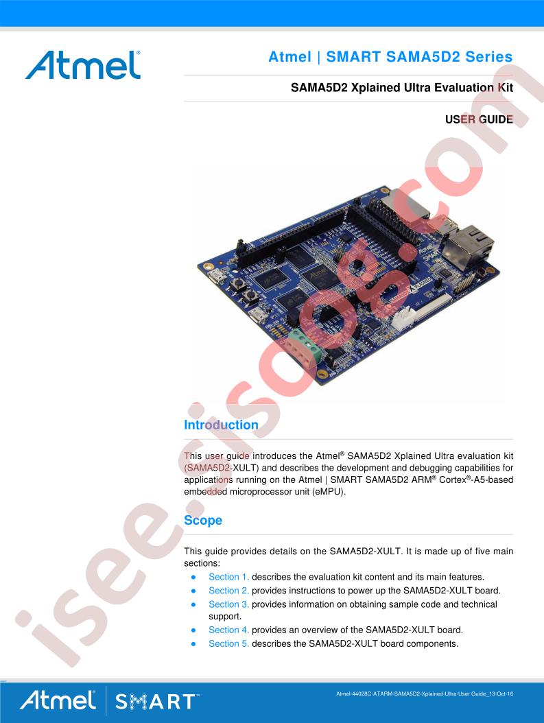 ATSAMA5D2 User Guide