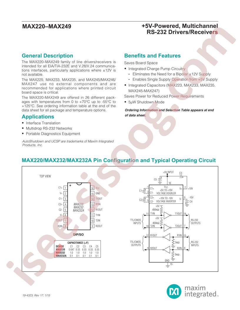MAX220-MAX249