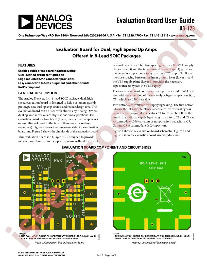 Eval Brd Guide (8-Lead SOIC)