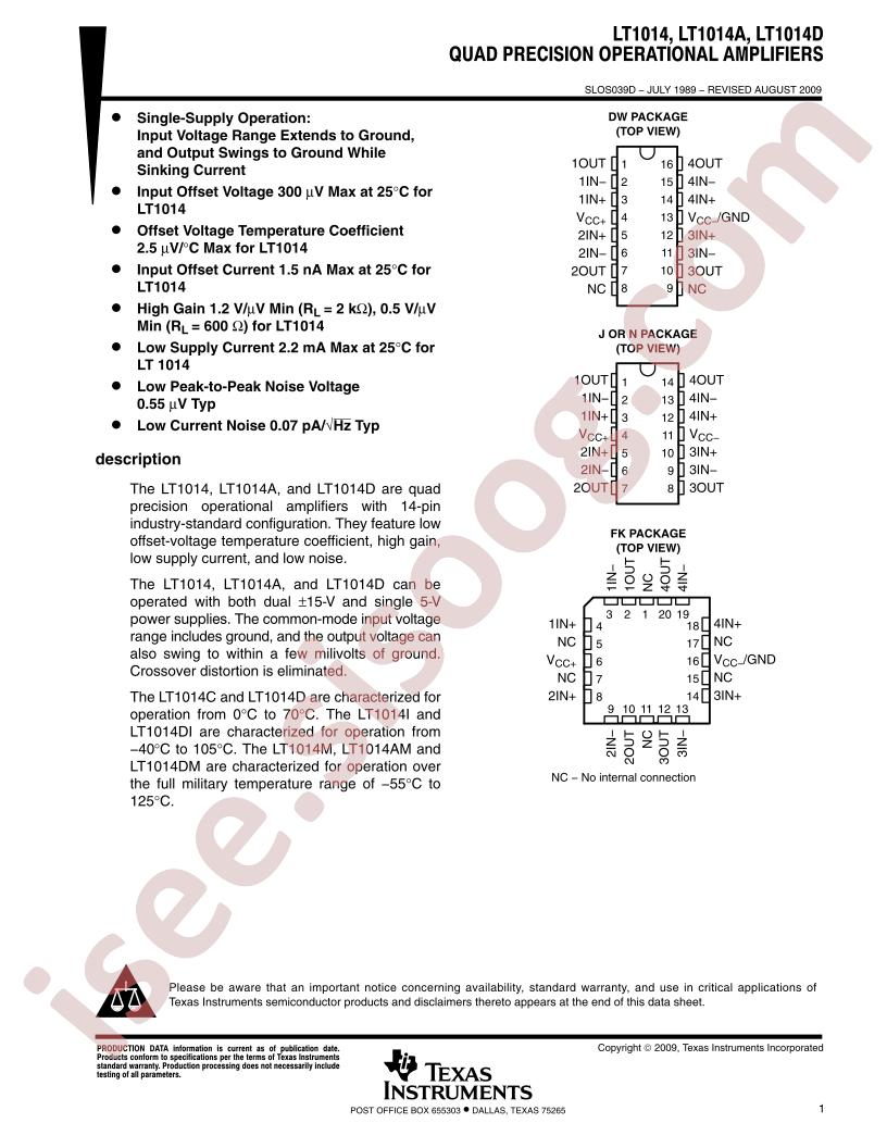 LT1014(A,D)