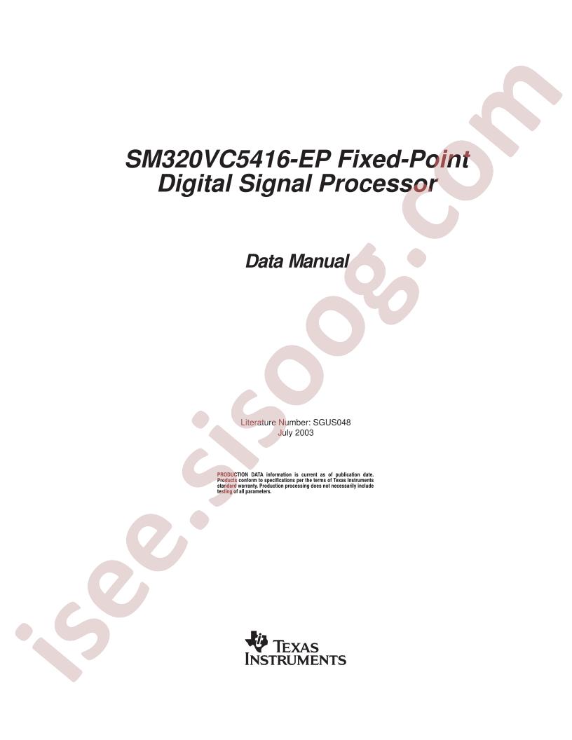 SM320VC5416-EP