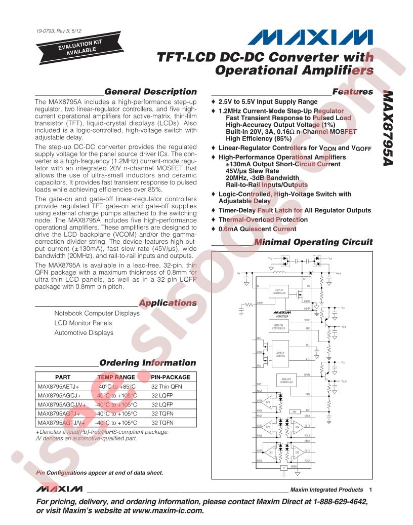 MAX8795A
