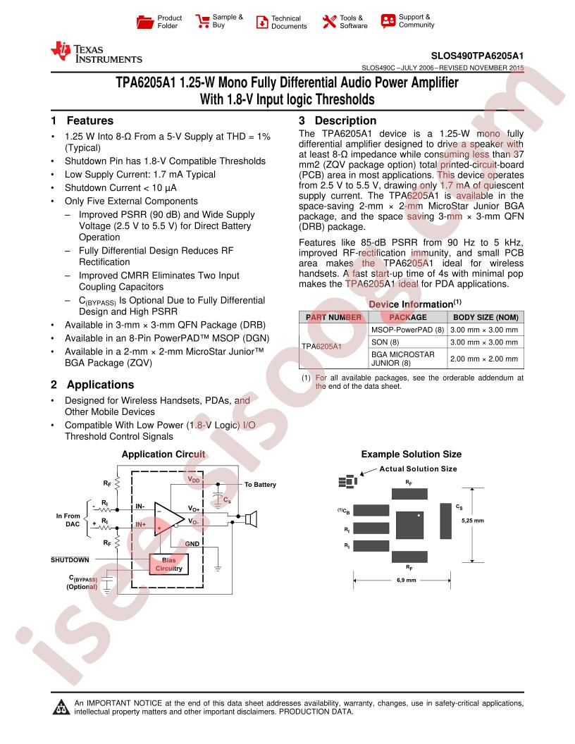 TPA6205A1