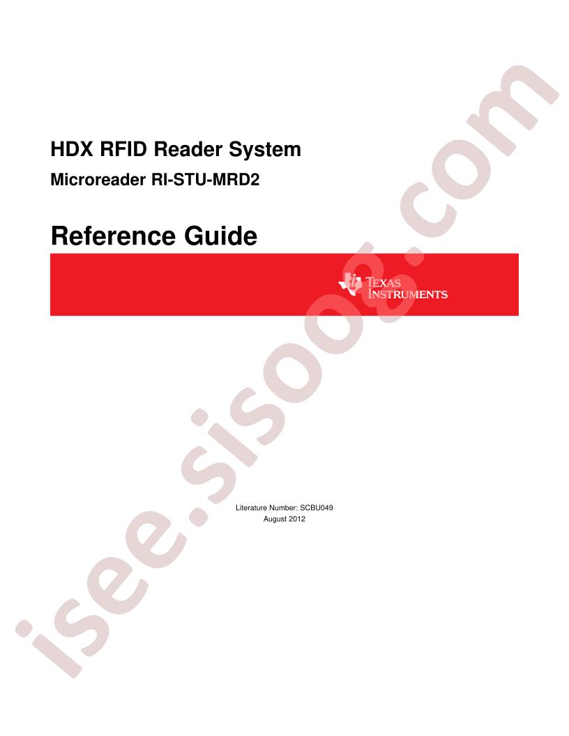 RI-STU-MRD2 Ref Guide