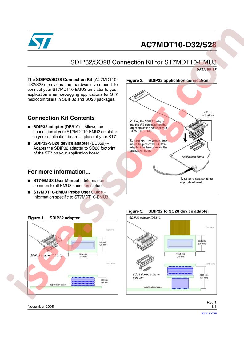 AC7MDT10-D32/S28 Data Brief