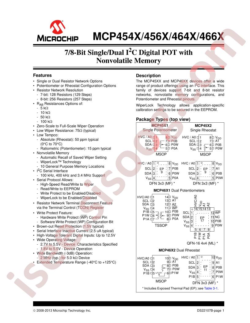 MCP454x,456x,464x,466x