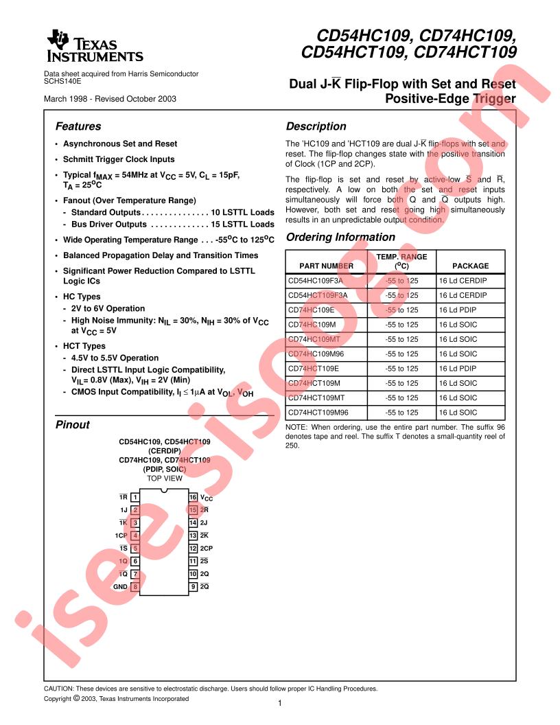 CD54,74HC(T)109