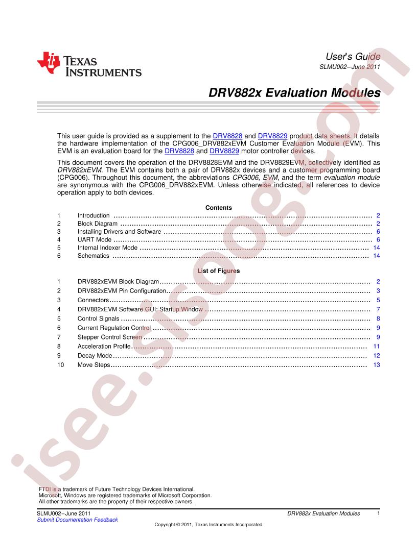 DRV882x User Guide