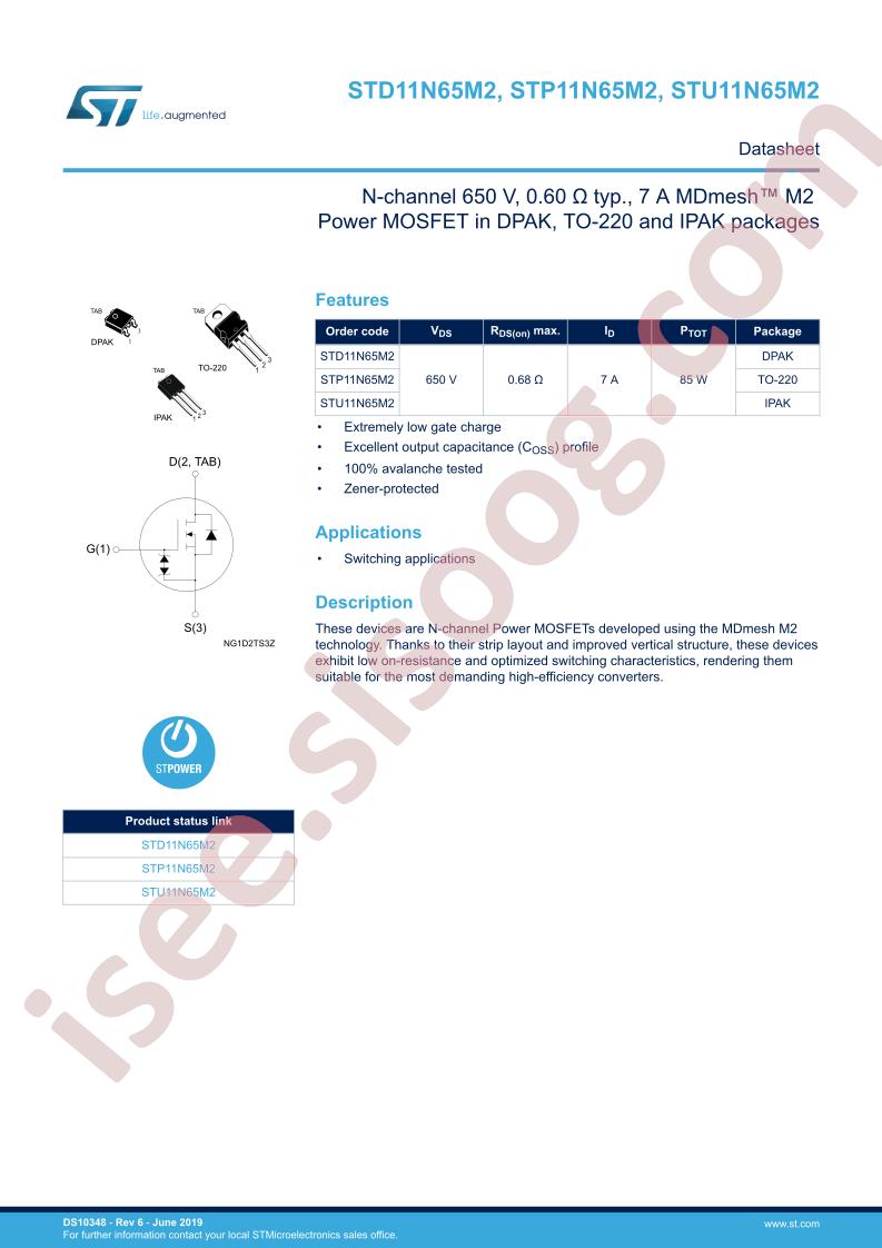 ST(D, P, U)11N65M2