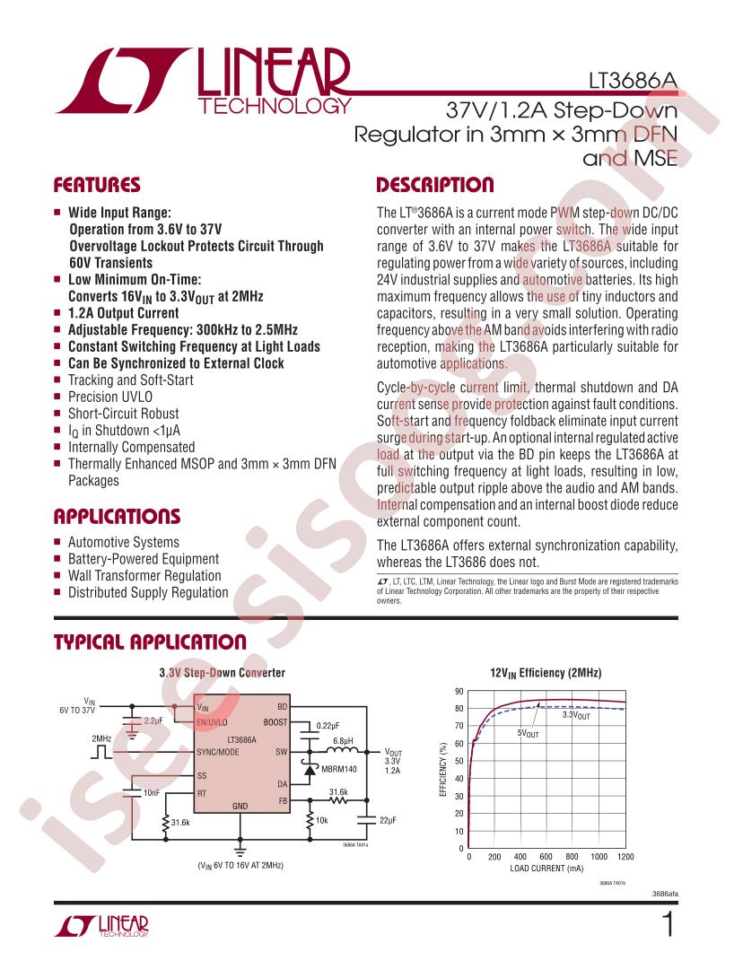 LT3686A Datasheet