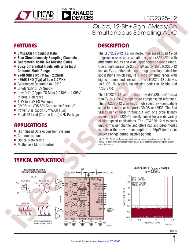 LTC2325-12 Datasheet